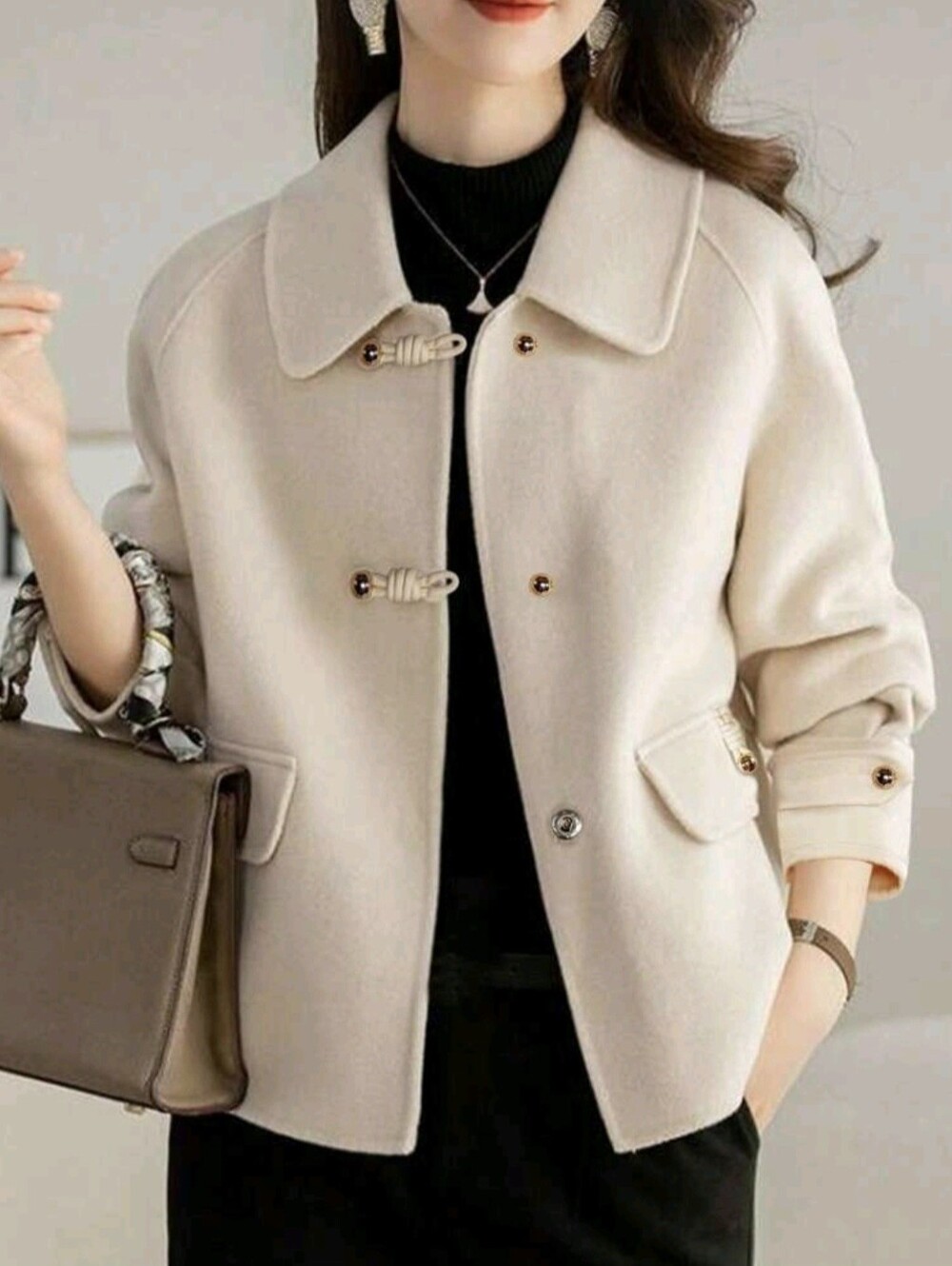 Arrival Thick Tweed Jacket, Thick Christmas Holiday Jacket Fall